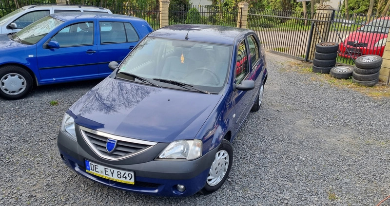 Dacia Logan cena 6300 przebieg: 136700, rok produkcji 2006 z Zelów małe 191